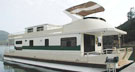 Flybridge Houseboat